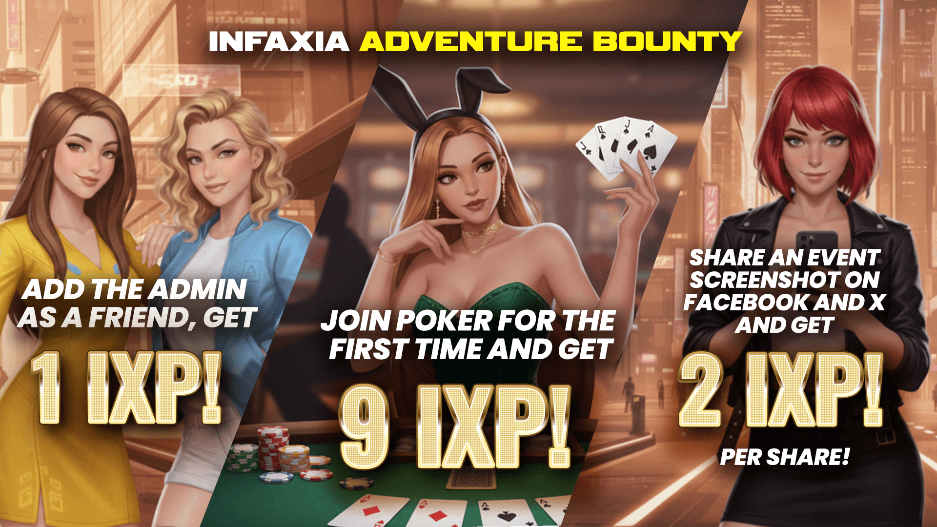 🗺️ The INFAXIA  Adventure Bounty: The Ultimate IXP Harvest 💰