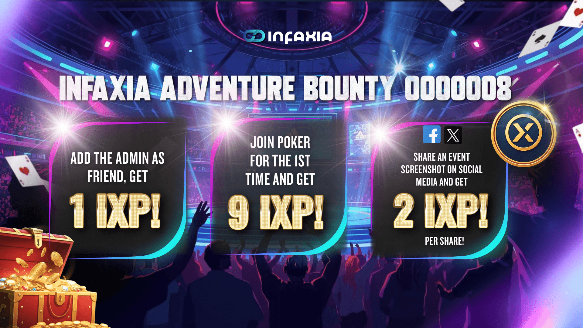 🚀💎 INFAXIA Adventure Bounty – IXP OVERLOAD!