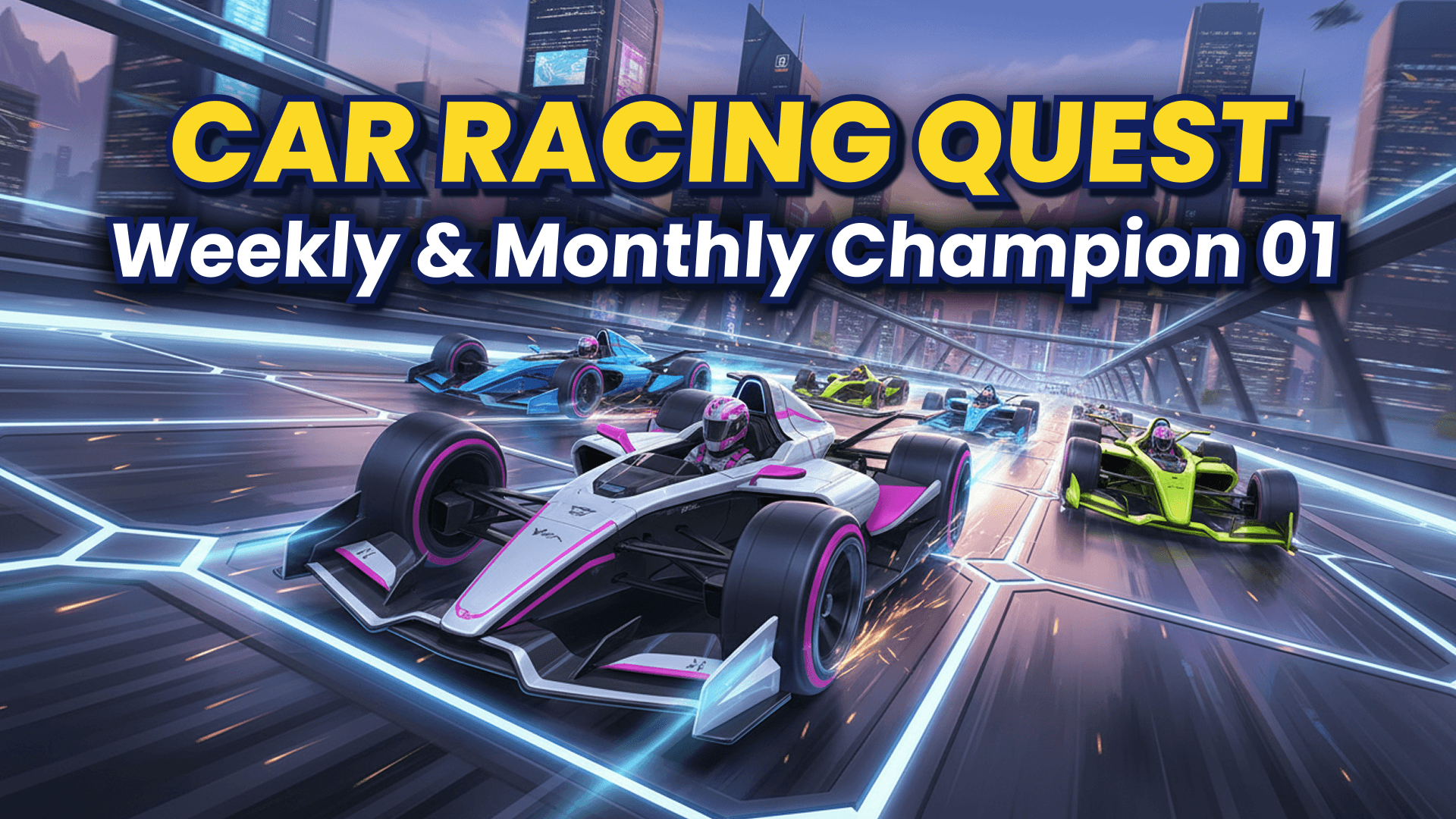Car Racing Quest: Weekly & Monthly Champion 01