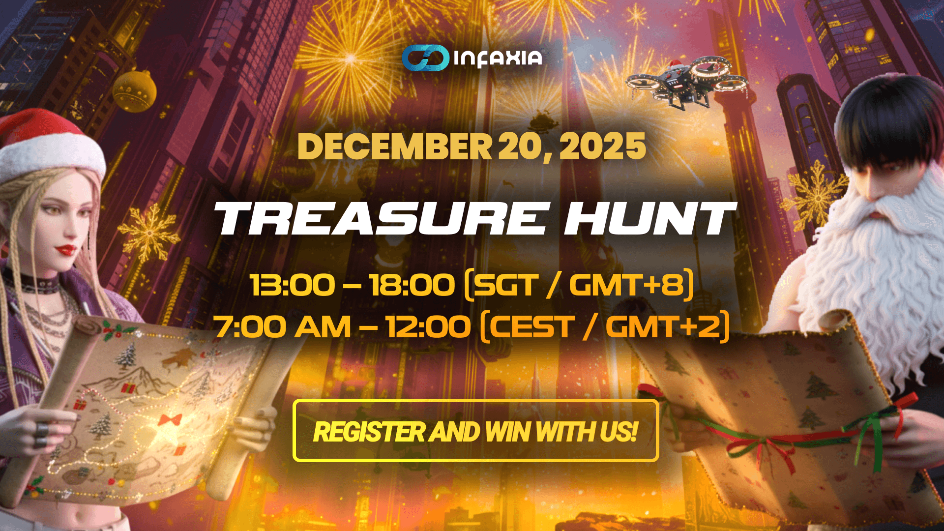 INFAXIA Treasure Hunt : Hunt for the Legendary Chests Begins!