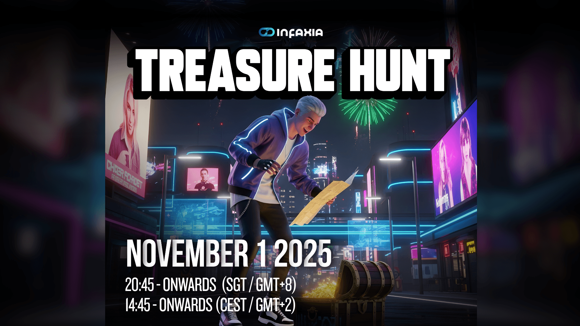 🗝️INFAXIA Treasure Hunt — The Ultimate Treasure Challenge